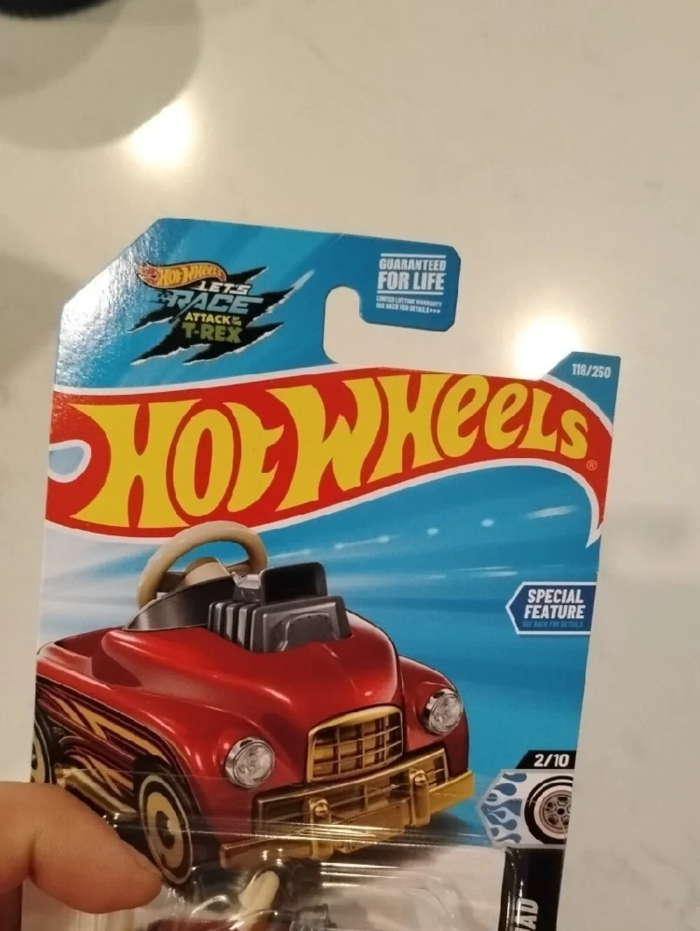 Mattel Hot Wheels Pedal Driver - Red & Gold